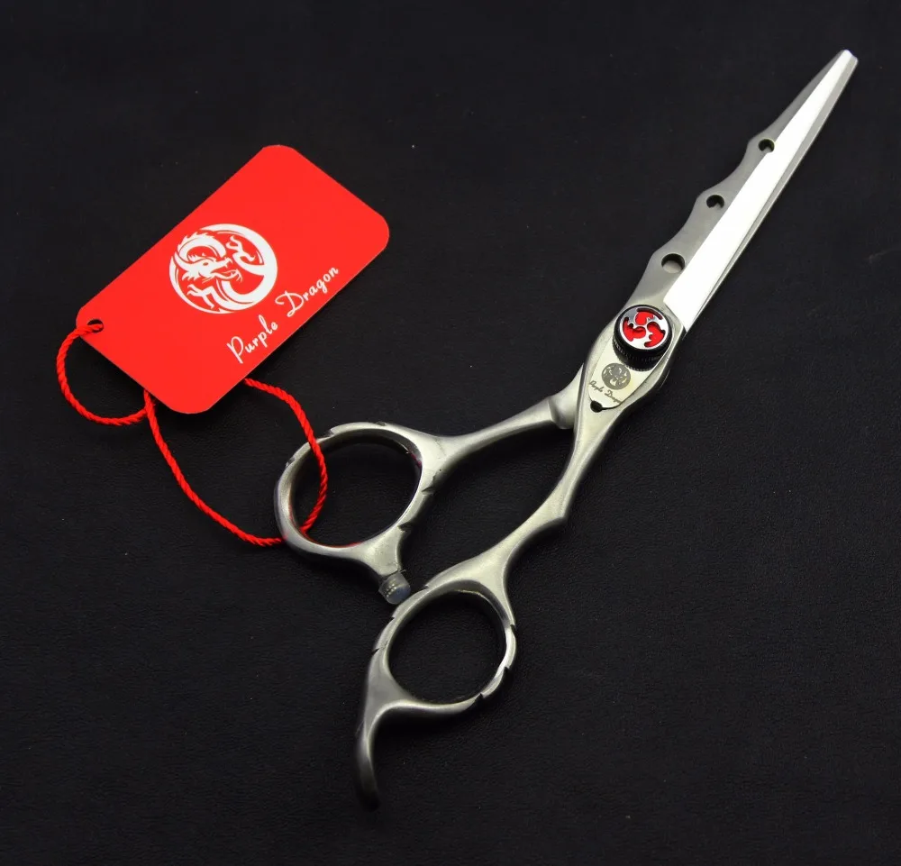 Набор ножниц из нержавеющей стали Purple Dragon Профессиональные парикмахерские 6