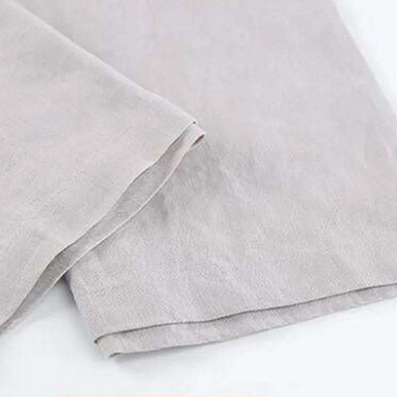 Plus Size Women Pants Elastic High Waist Wide Leg Trousers Solid Color Commuting Pantalon Femme Casual Ankle-length | Женская одежда