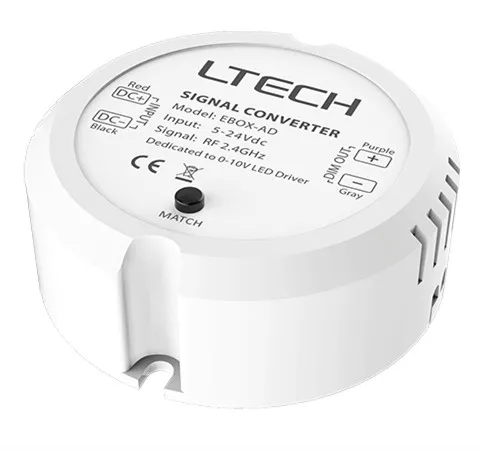 EBOX AD 10 в PWM диммер беспроводной модуль 5 ~ 24Vdc вход/RF 2 4 ГГц/10 ШИМ|Контролеры RGB| |