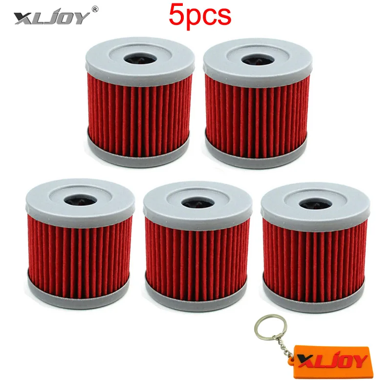XLJOY 5 шт. масляный фильтр для Suzuki AN400 UH125 UH200 GZ125 LTZ90 DR100 DR125SM GS125 UX125 UX150 GV250 GT250|Масляные