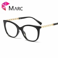 marc glasses frames for women cat eye clear lens women eyeglasses frames retro brand vintage transparent eyewear metal 95159