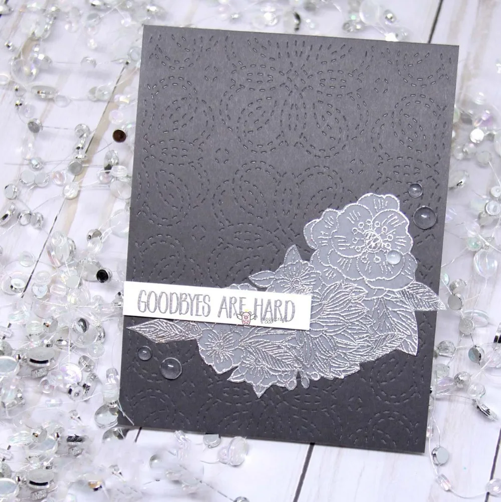 Piggy Craft metal cutting dies cut die mold Irregular wreath frame Scrapbook paper craft knife mould blade punch stencils dies