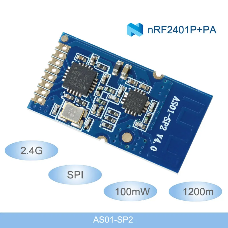 2 4G беспроводные радиочастотные модули 1200 м дальние NRF24L01 + PA LNA 4 ГГц Беспроводные