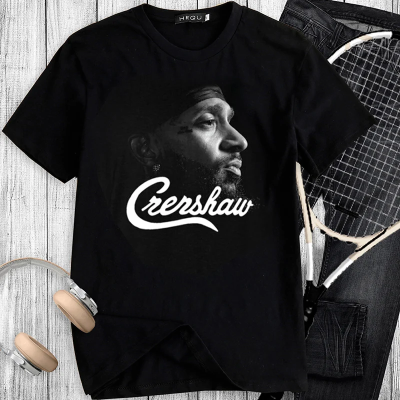 Футболки memento Nipsey Hussle, летние крутые Топы с коротким рукавом, футболки в стиле хип-хоп, повседневные свободные черные хлопковые футболки