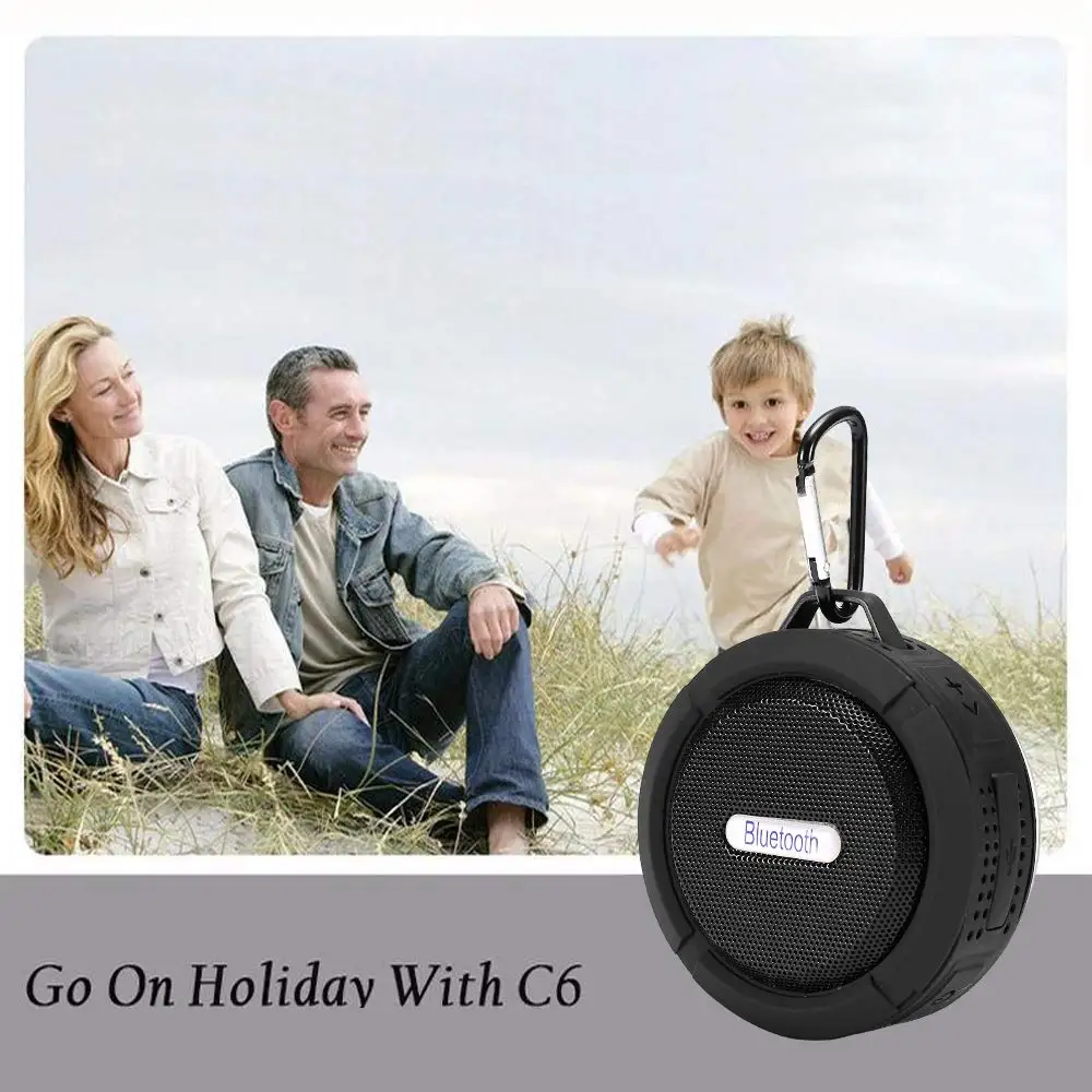 Портативный беспроводной Bluetooth динамик водонепроницаемый мини IP65 с отличными