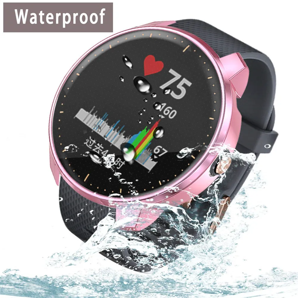 Легкая защита экрана полная для Garmin Vivoactive 3 Music/CAME/SQ чехол часов мягкий из ТПУ
