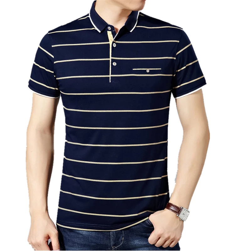 Футболка поло с коротким рукавом для мужчин летняя футболка большого размера в