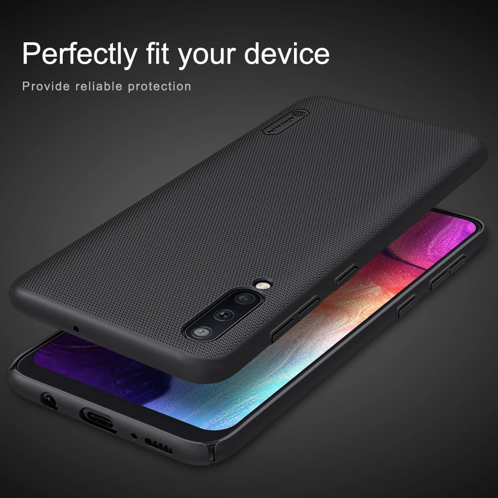 Чехол для samsung Galaxy A10 A20 A30 A40 A50 A60 A70 Nillkin Мороз Матовый Жесткий чехол-накладка на заднюю панель с рисунками samsung A50 чехол