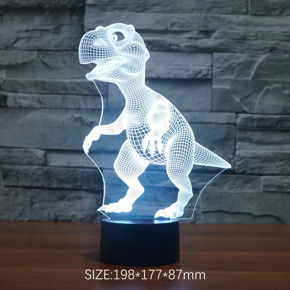 Animal 93d Light Colorful Led Vision Gift Atmosphere Table Lamp | Лампы и освещение