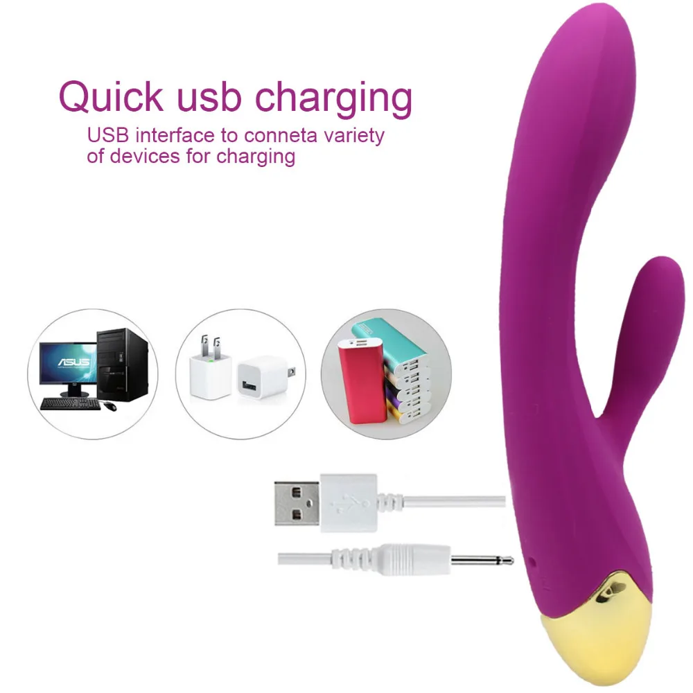 10 скоростей Многофункциональный Электрический массажер перезаряжаемый