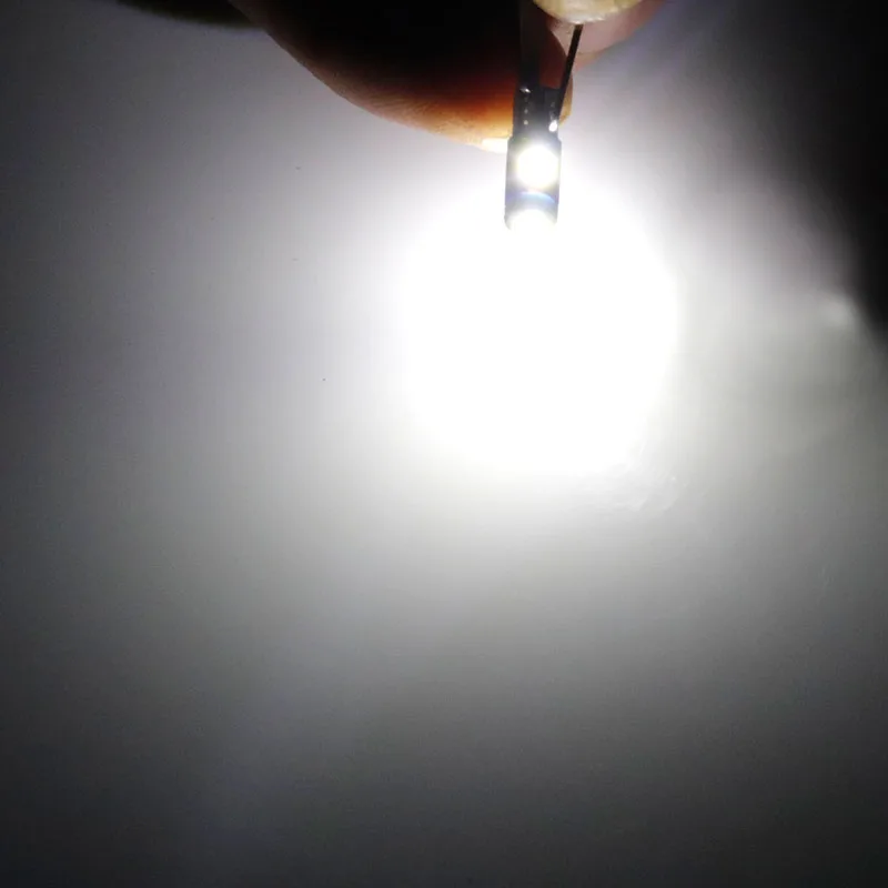 100 шт. автомобисветильник светодиодсветодиодный лампы T5 W3W 58 73 74 286 3 SMD 3030 20 мА |