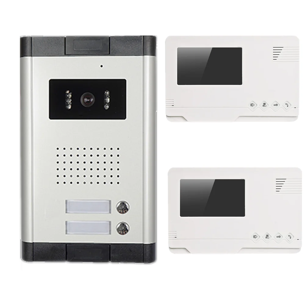 2017 Горячая Распродажа новейший 4 3 дюймовый Видео телефон двери для квартиры TFT LCD