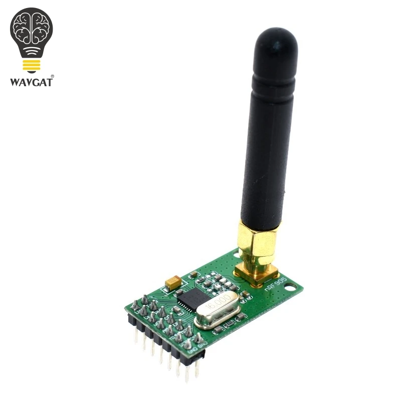 WAVGAT NRF905 беспроводной модуль приемника передатчика плата NF905SE с антенной FSK GMSK 433 868