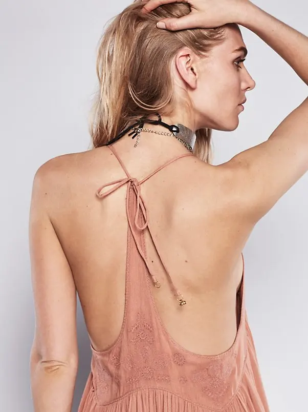 Женское длинное платье макси в стиле хиппи и бохо Повседневное платье-комбинация