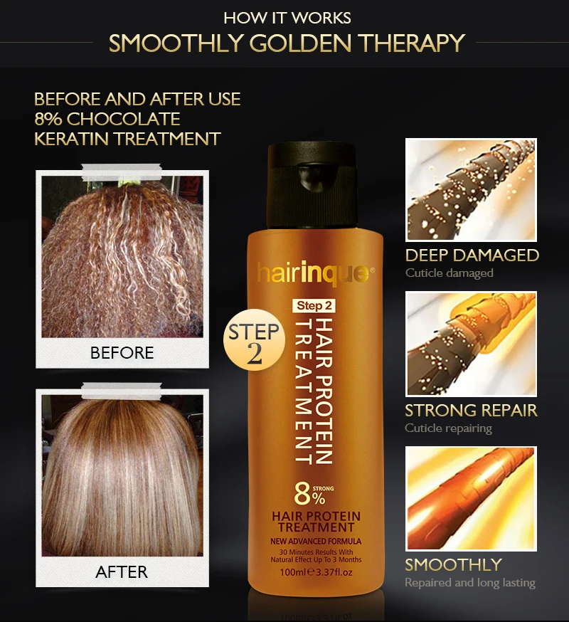 11,11 HAIRINQUE 8% Кератиновый набор для ухода за волосами для Ближнего Востока и Южной Америки