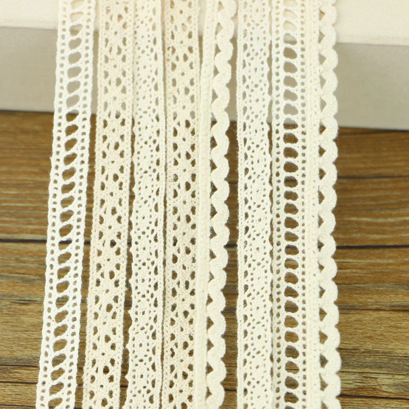 Смешанные случайные 30 ярдов/много хлопковых кружев Ткань для шитья одежды