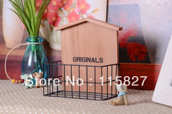 Бесплатная доставка! Американский пасторальный деревянный держатель для