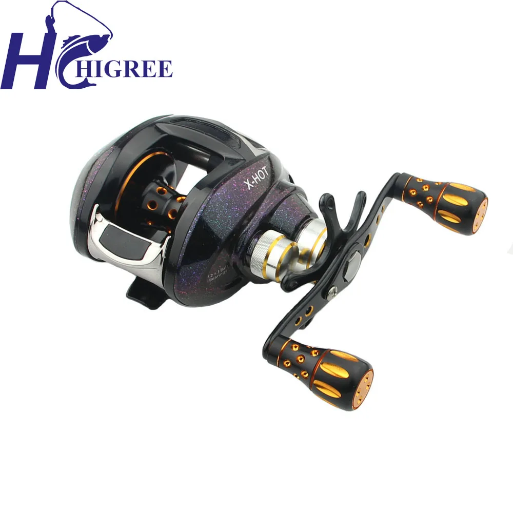 HGyikun X-HOT Baitcasting Рыболовная Катушка Baitcaster 12 + 1BB Правая Рука Версия | Спорт и