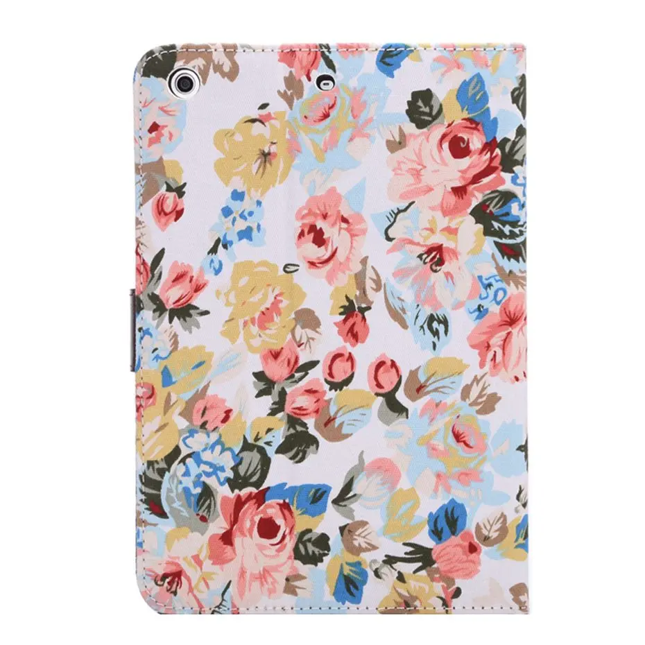 Чехол для планшета для ipad mini 3, чехол для ipad mini 7,9 дюймов, цветочная ткань, Капа, пряжка, coque, слоты для карт, чехол для Apple ipad mini 2