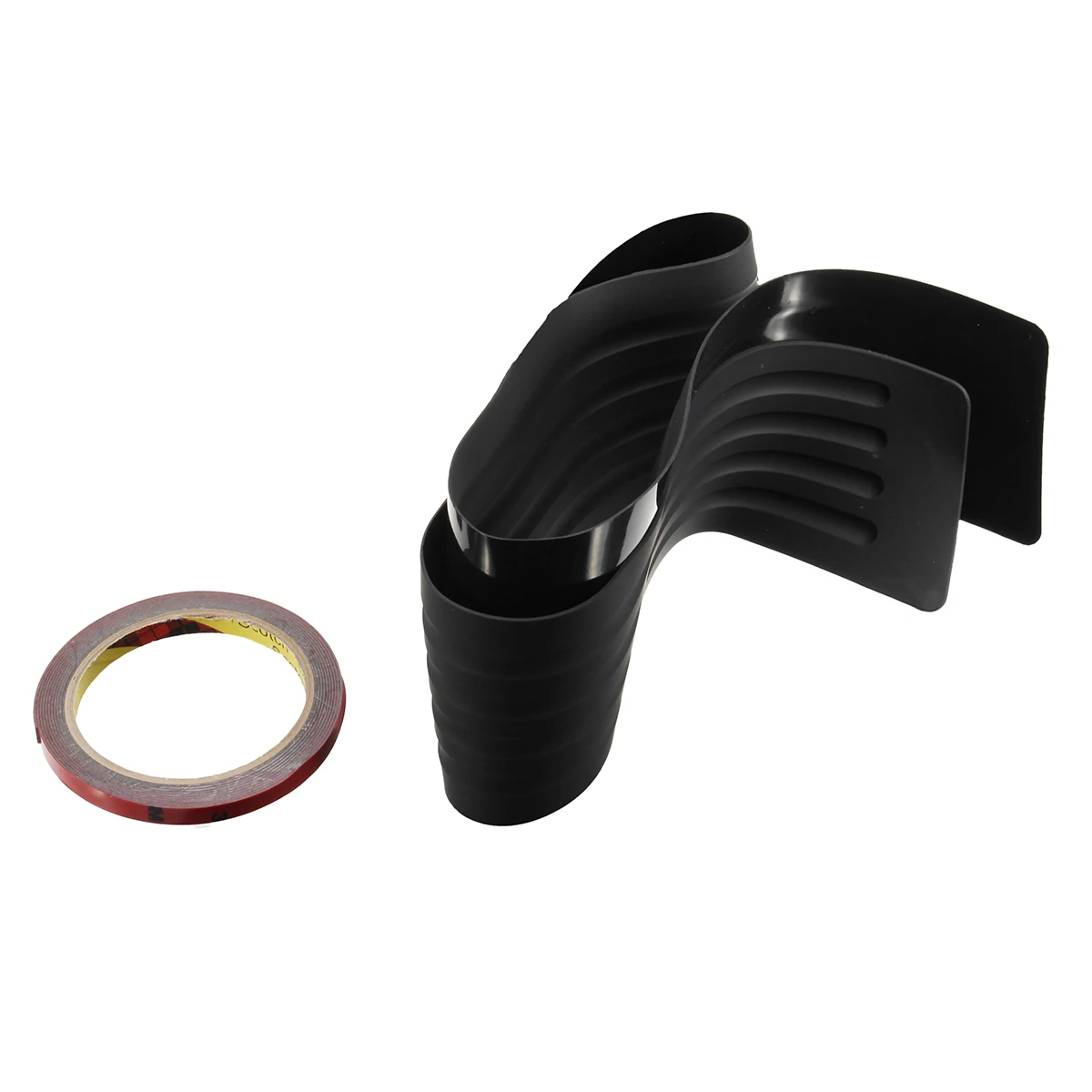 Накладка декоративная Защитная резиновая накладка на заднюю панель бампера