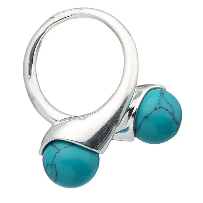 Натуральные бусины красивое и очаровательное светло зеленое кольцо с