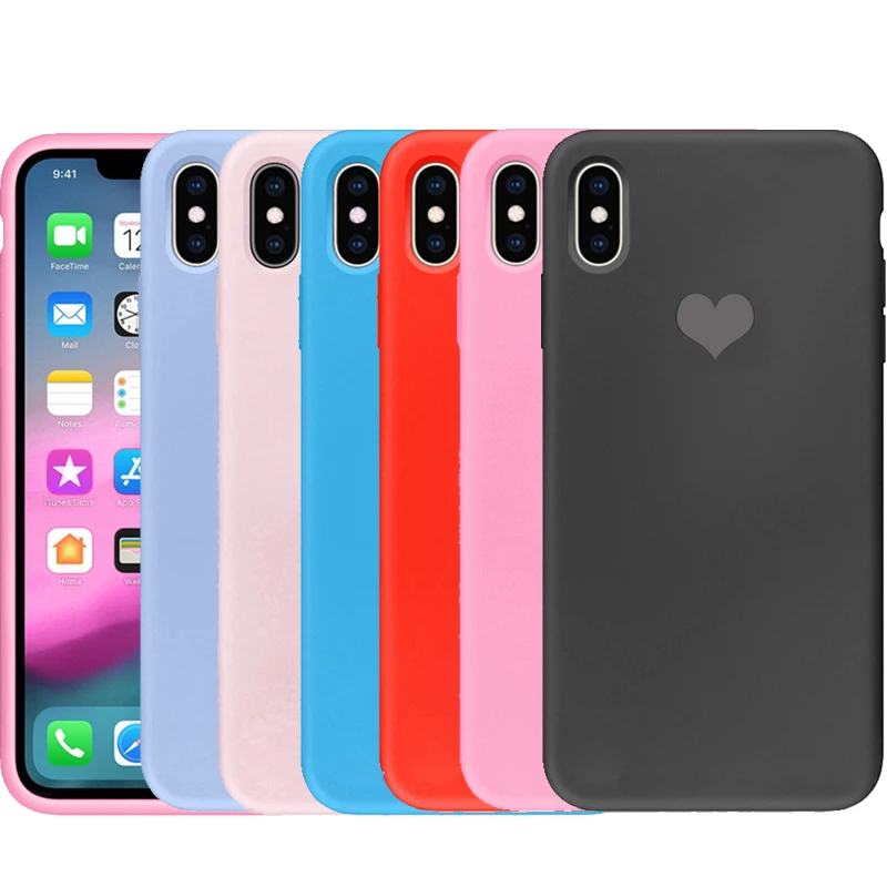 Мягкий силиконовый чехол из ТПУ для Apple iphone XS MAX XR X 10 7 8 6 6s Plus с полным покрытием