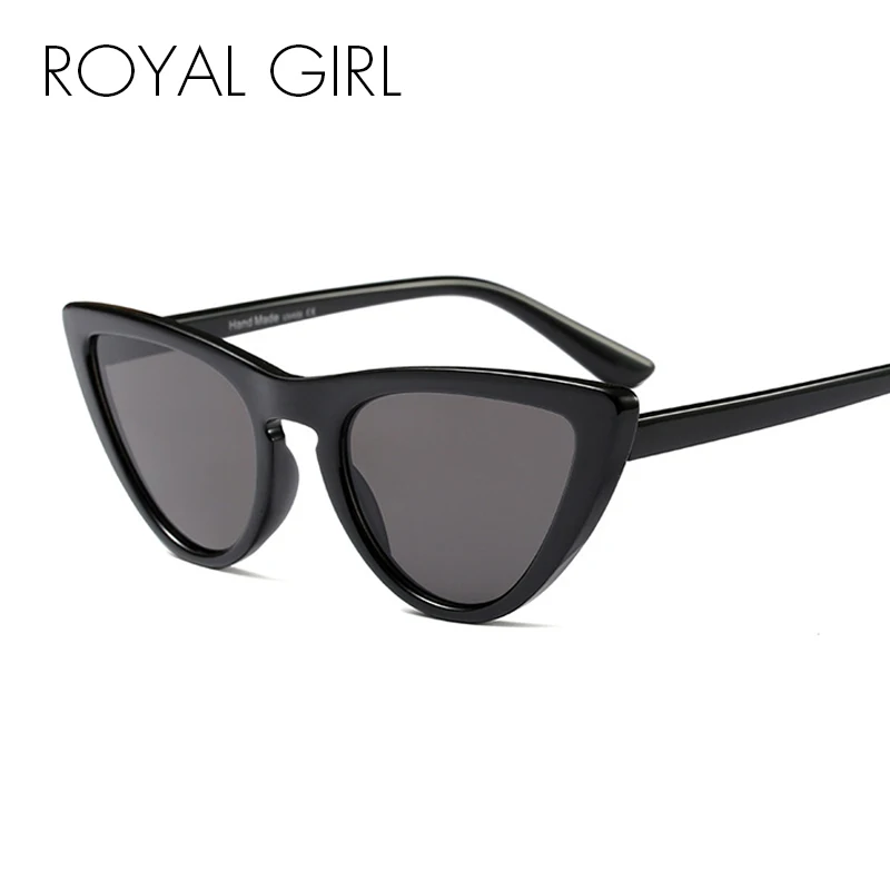 Женские солнцезащитные очки ROYAL GIRL черные кошачий глаз классические брендовые