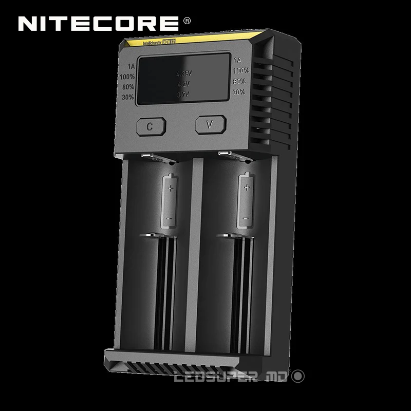 Original Portable Lighting Accessories Intelligent Nitecore New i2 18650 Battery Charger with Validation Code