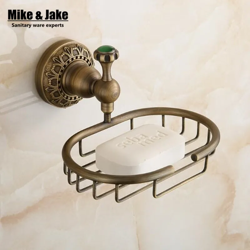 Аксессуары для ванной комнаты держатель мыла латунный в античном стиле|holder