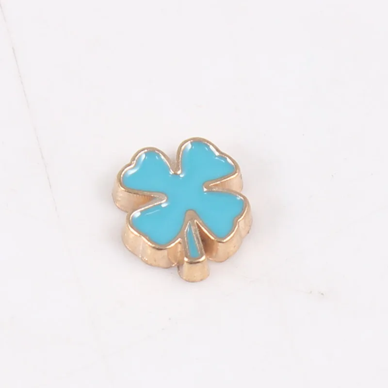 Плавающий Медальон DIY аксессуары стеклянный медальон четыре плавающих клевера 10