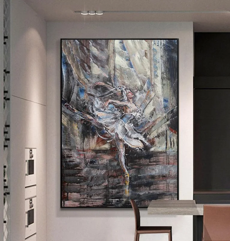

Elegant Female Ballerina Wall Picture Print Children Baby Room Decoration Nordic Print Poster Unframed Painting