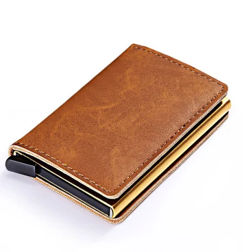 Винтажный Мужской и женский держатель для кредитных карт Casekey из алюминия