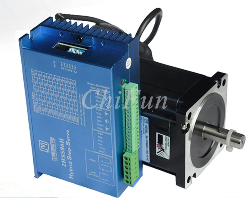 JMC 86J1895EC 1000 + 2HSS86H двухфазный NEMA34 6.8N.m замкнутый цикл шаговый Серводвигатель