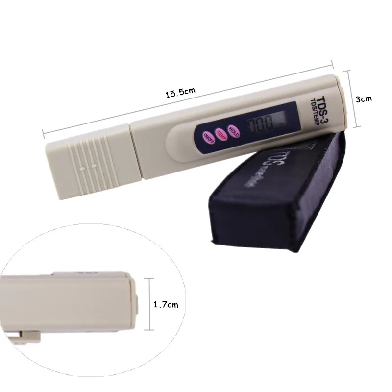 Цифровой ЖК-дисплей качество воды фильтр чистоты TDS метр тестер 0-9999 PPM температура ручка дизайн для гидропоники аквариумов скидка 10