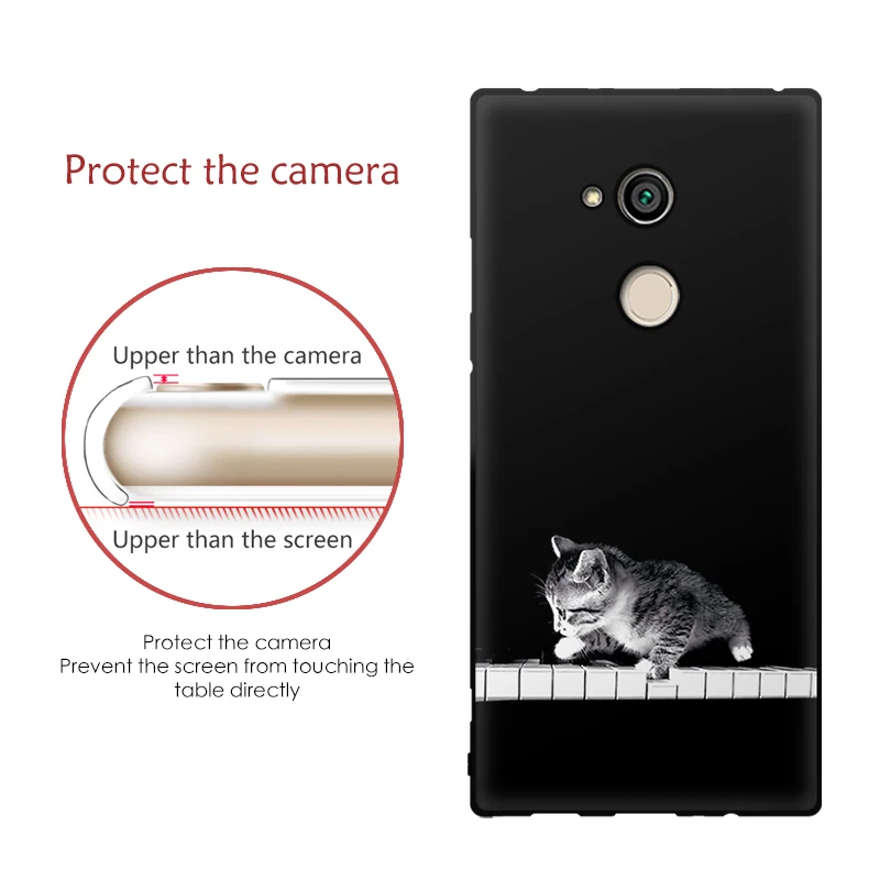 EiiMoo силиконовый чехол для телефона для sony Xperia XA2 Ultra чехол для sony XA2 Plus милый мягкий чехол для sony Xperia XA2 Ultra Plus чехол