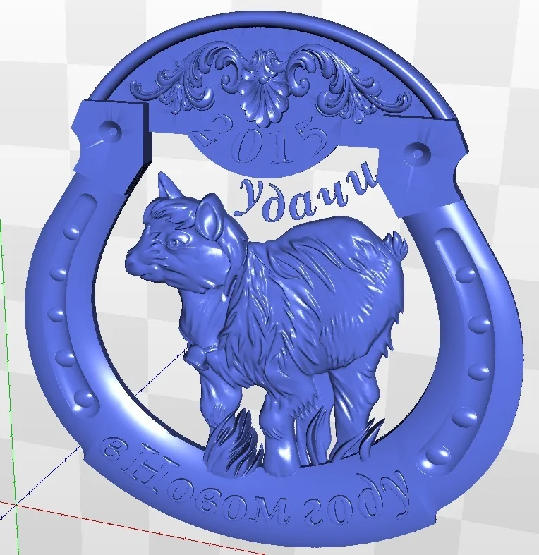 

3d goat_4 модель, рельеф для чпу в формате STL