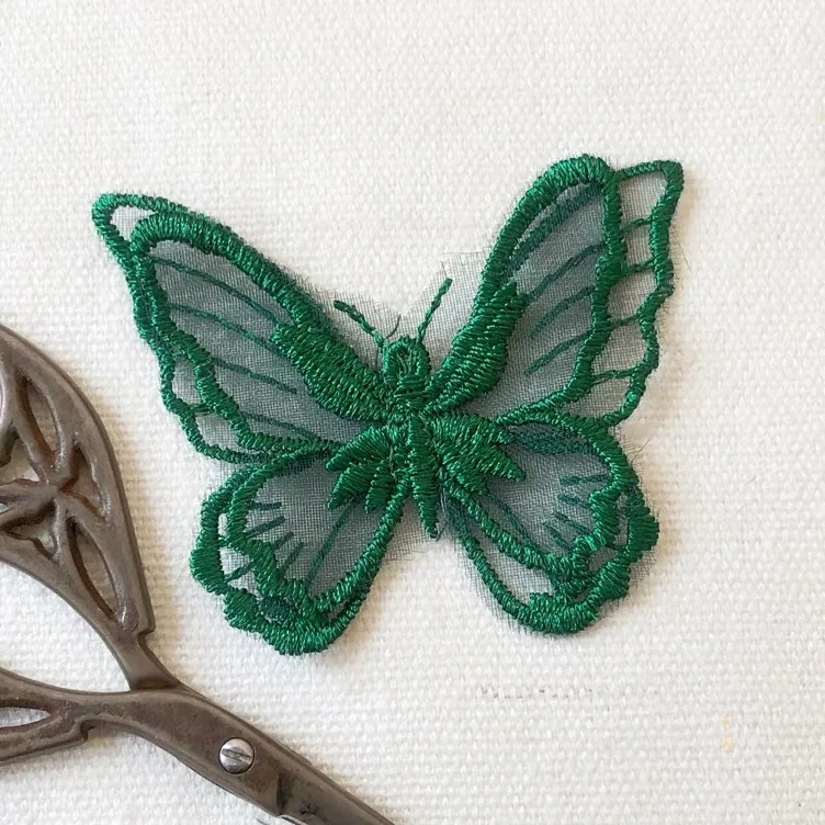 5 шт. 5*4 см|applique lace|lace patchbutterfly lace |