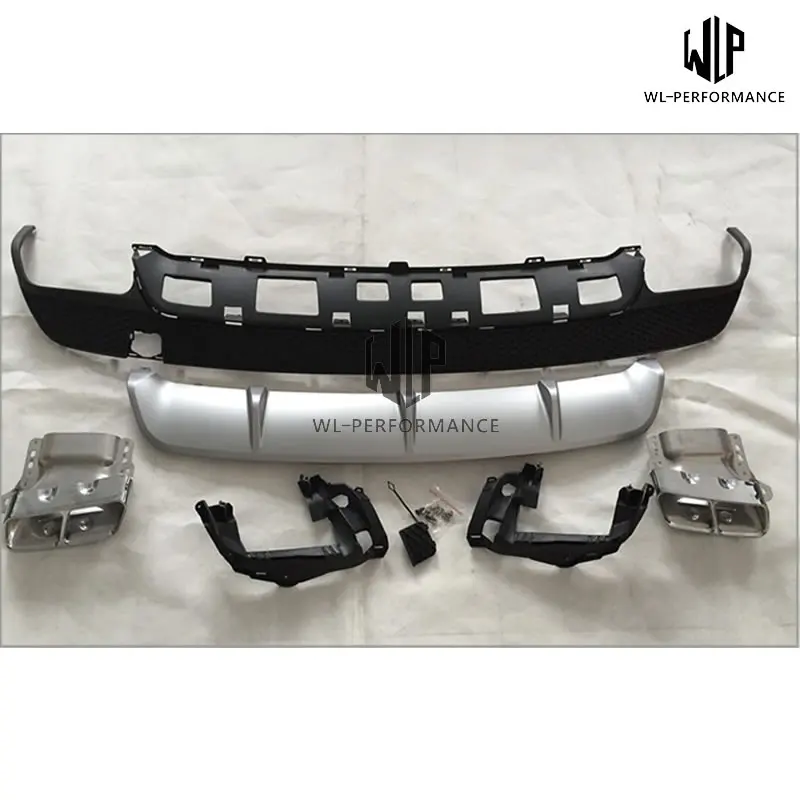 W117 CLA260 CLA250 CLA45 стиль PP фотосессия с наконечниками выхлопных газов для Mercedes-Benz 13-15 |