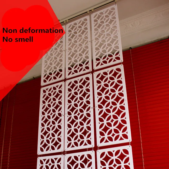 Перегородка подвесная складная с орнаментом для дома гостиной столовой 4 шт.|screen