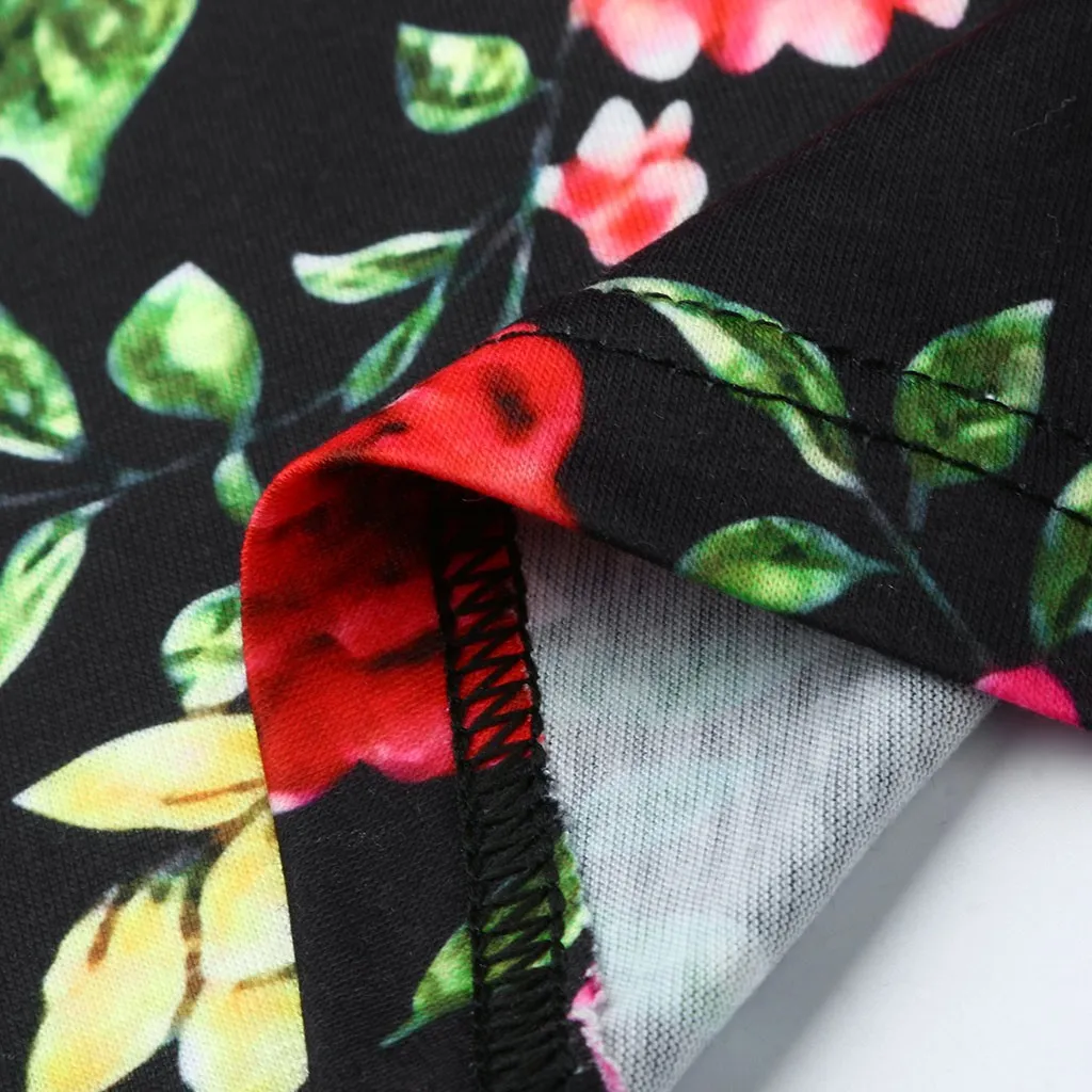 Облегающая Винтажная летняя юбка с цветочным принтом Женская Повседневная