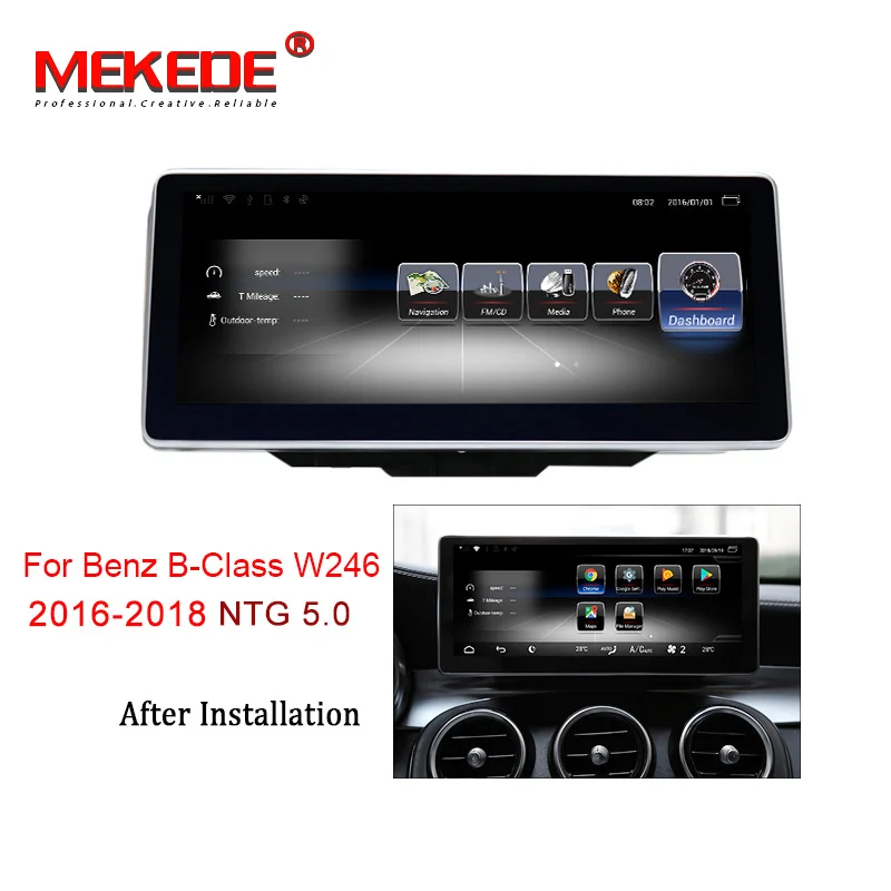 2016-2018 NTG 5.0 Новое поступление! android7.1 автомобильный Радио автомобильный dvd-плеер подходит для Mercedes Benz B класс W246 2012- поддержка 4G wifi bluetooth Радио RDS - Цвет: 2016-2018 NTG 5.0