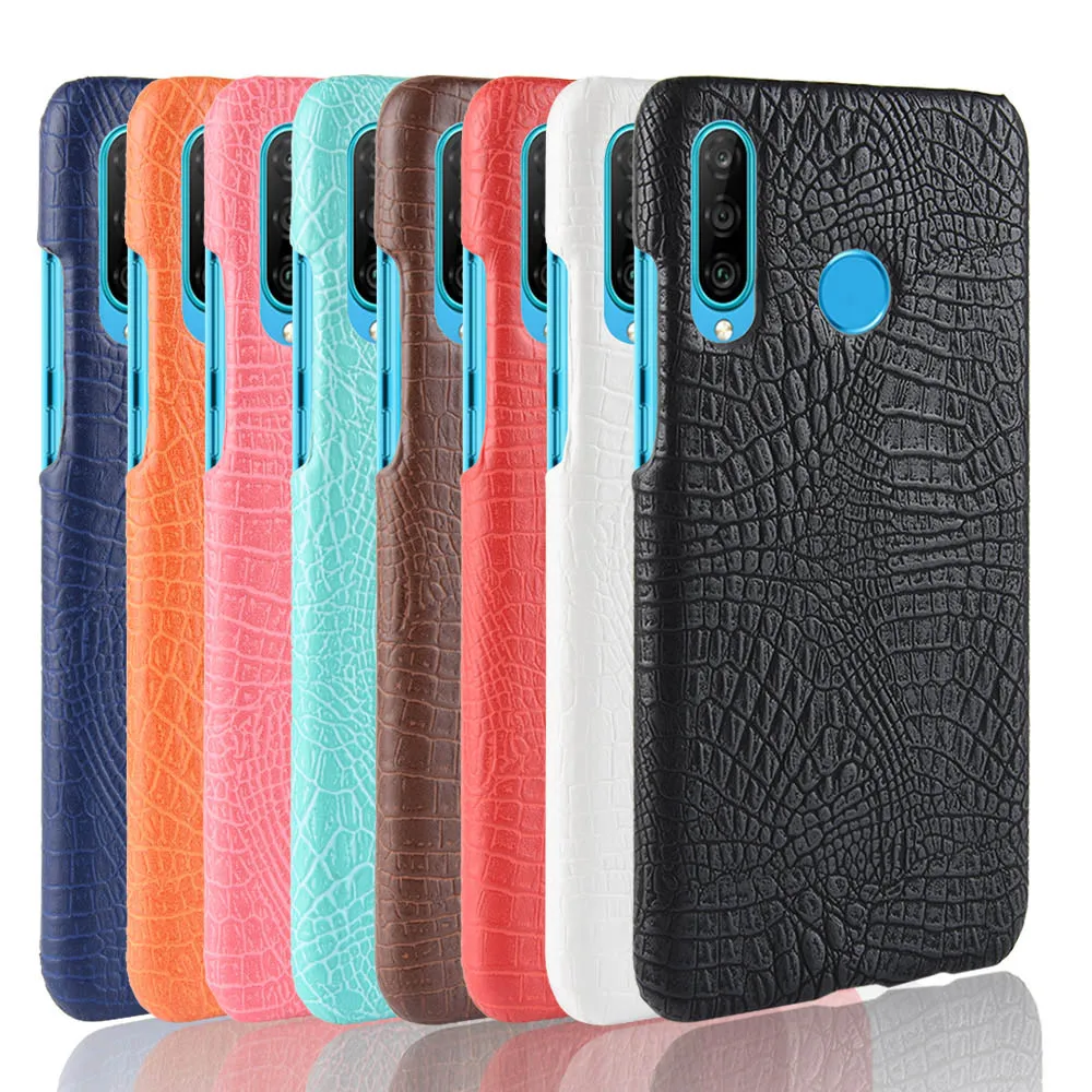 SUBIN Новый чехол для Huawei P30 lite/Nova 4E Роскошная крокодиловая кожа Обложка на заднюю