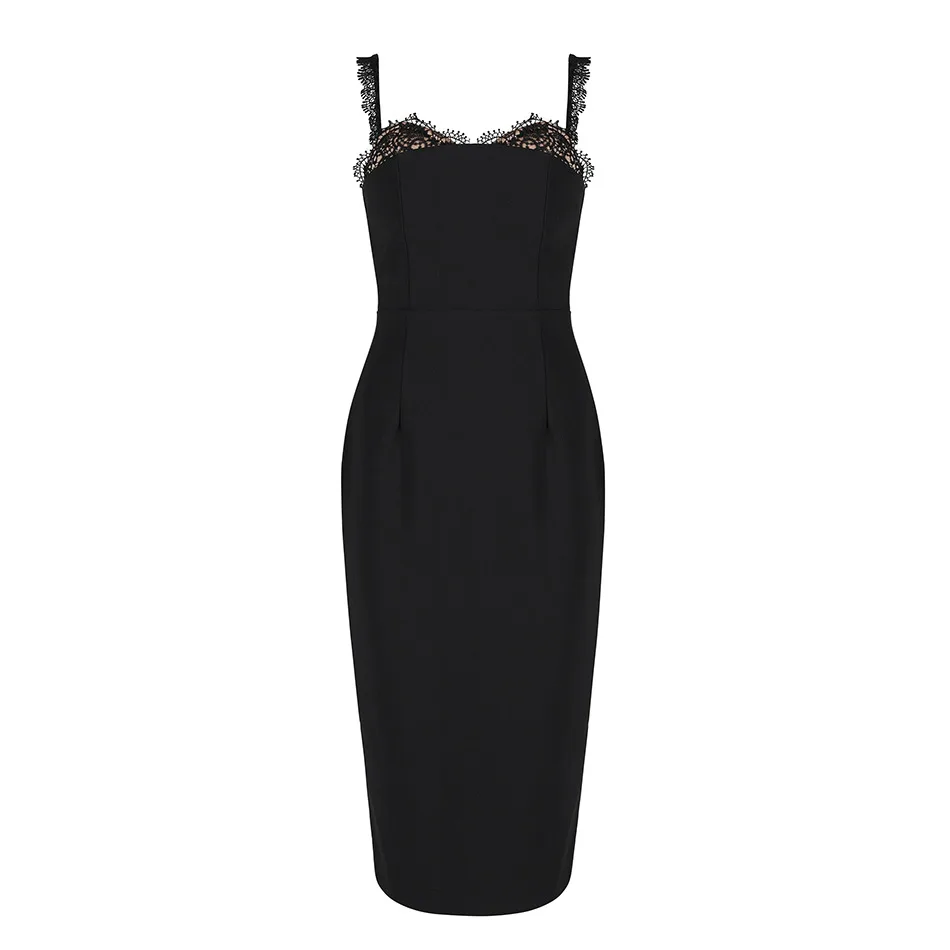 Seamyla 2019 New Women Celebrity Party Dresses Sexy Sleeveless Bodycon Clubwear Black Red Vestidos Knee Length Runway | Женская одежда