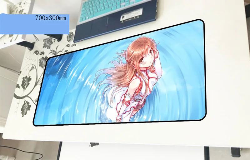 Sword Art Online Коврик Для Мыши Компьютерный красочный геймерский коврик для мыши 70x30 см padmouse sao Коврик Для Мыши Эргономичный гаджет офисный стол коврики