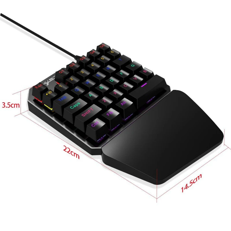 Механическая клавиатура Большие размеры 35 ключи профессиональная игровая