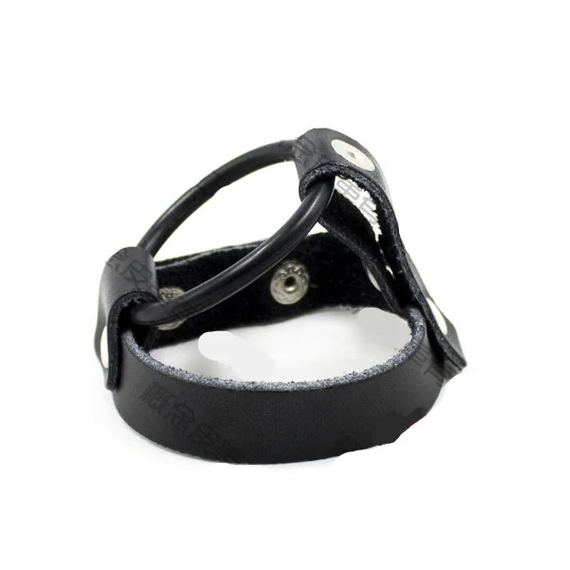 sex toy for men PU Leather Cock Rings Rubber Extender Ring Adult Games Penis Sex Toys For Male product shop | Красота и здоровье