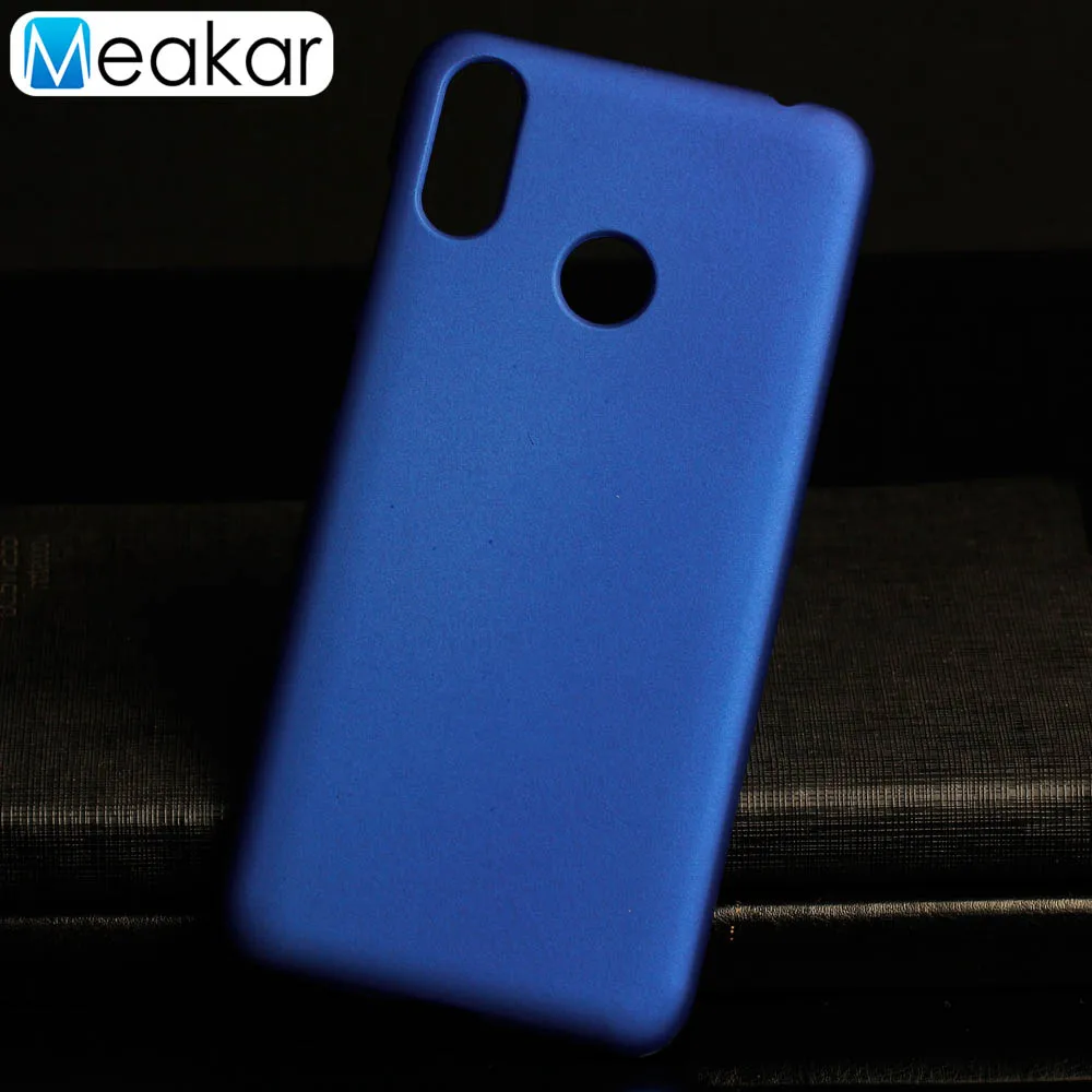 Матовая Пластик Coque 6.3For Asus Zenfone Max M2 ZB633KL чехол для Asus Zenfone Max M2 ZB633KL телефона чехол-лента на заднюю панель - Цвет: Blue