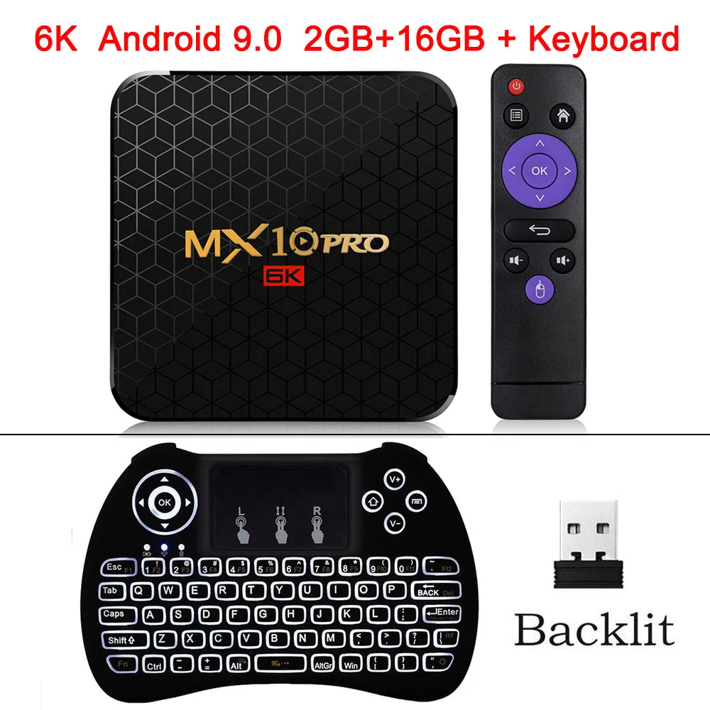 2GB 16GB Keyboard XGODY новейший 6K tv BOX Android 9,0 Pro Allwinner H6 Четырехъядерный 4 ГБ 32 ГБ 64 Гб HD медиаплеер 2,4G wifi смарт-приставка - Цвет: 2GB 16GB Keyboard