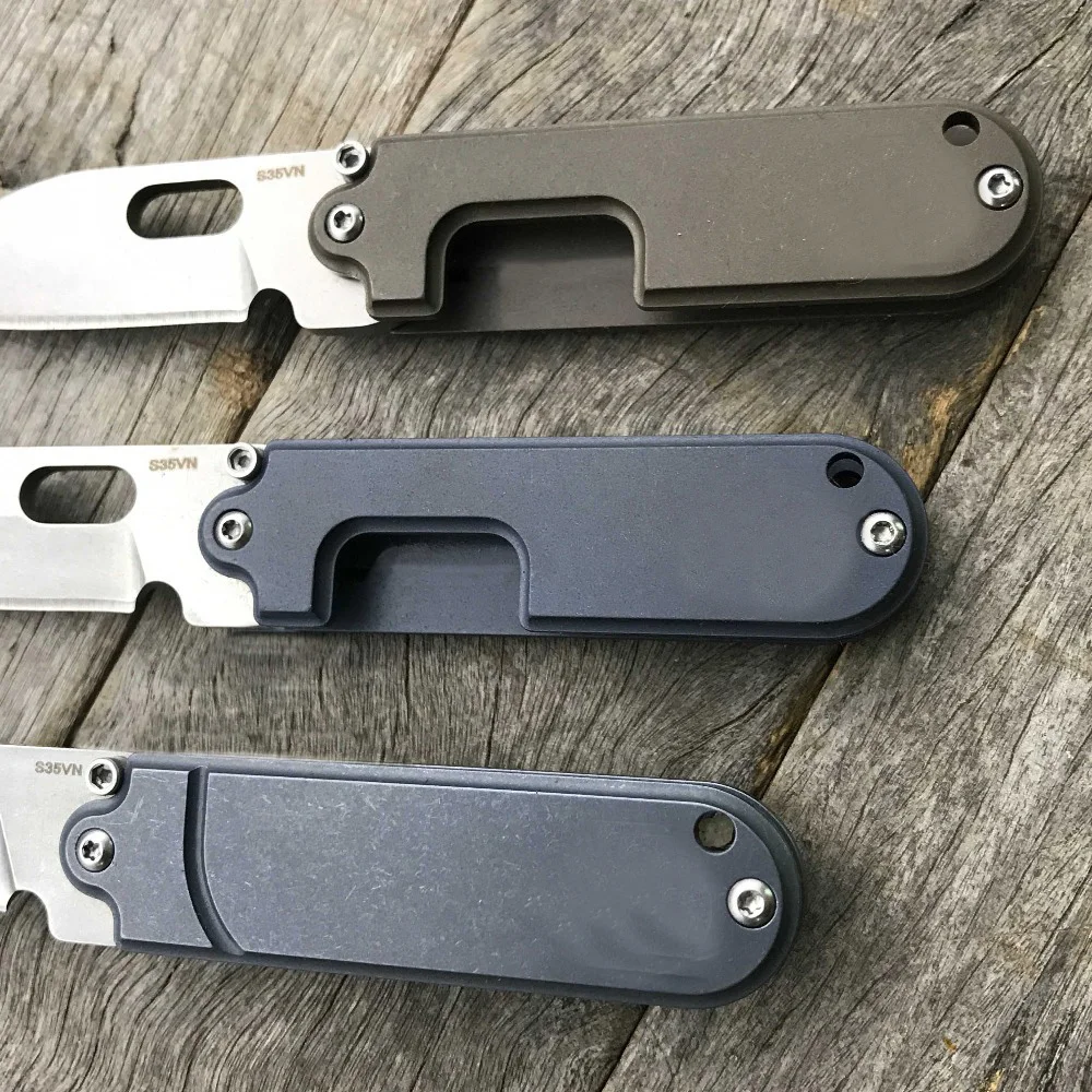 Складной мини нож LDT S35VN титановая ручка карманный для кемпинга охоты спасения