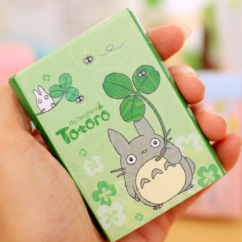 Kawaii Милая Мелодия Тоторо 6 складной блокнот для заметок липкие закладки для блокнота подарок школьные канцелярские принадлежности